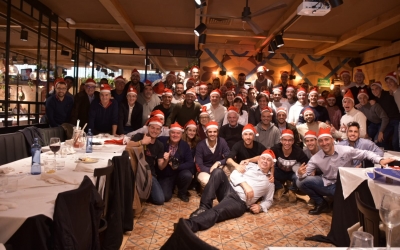 Fotografia de grup després del dinar de Nadal | Críspulo Díaz